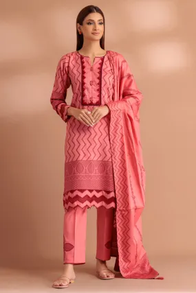 PINK-JACQUARD-3 PIECE (PWJ3233P13) BIN 55 R22