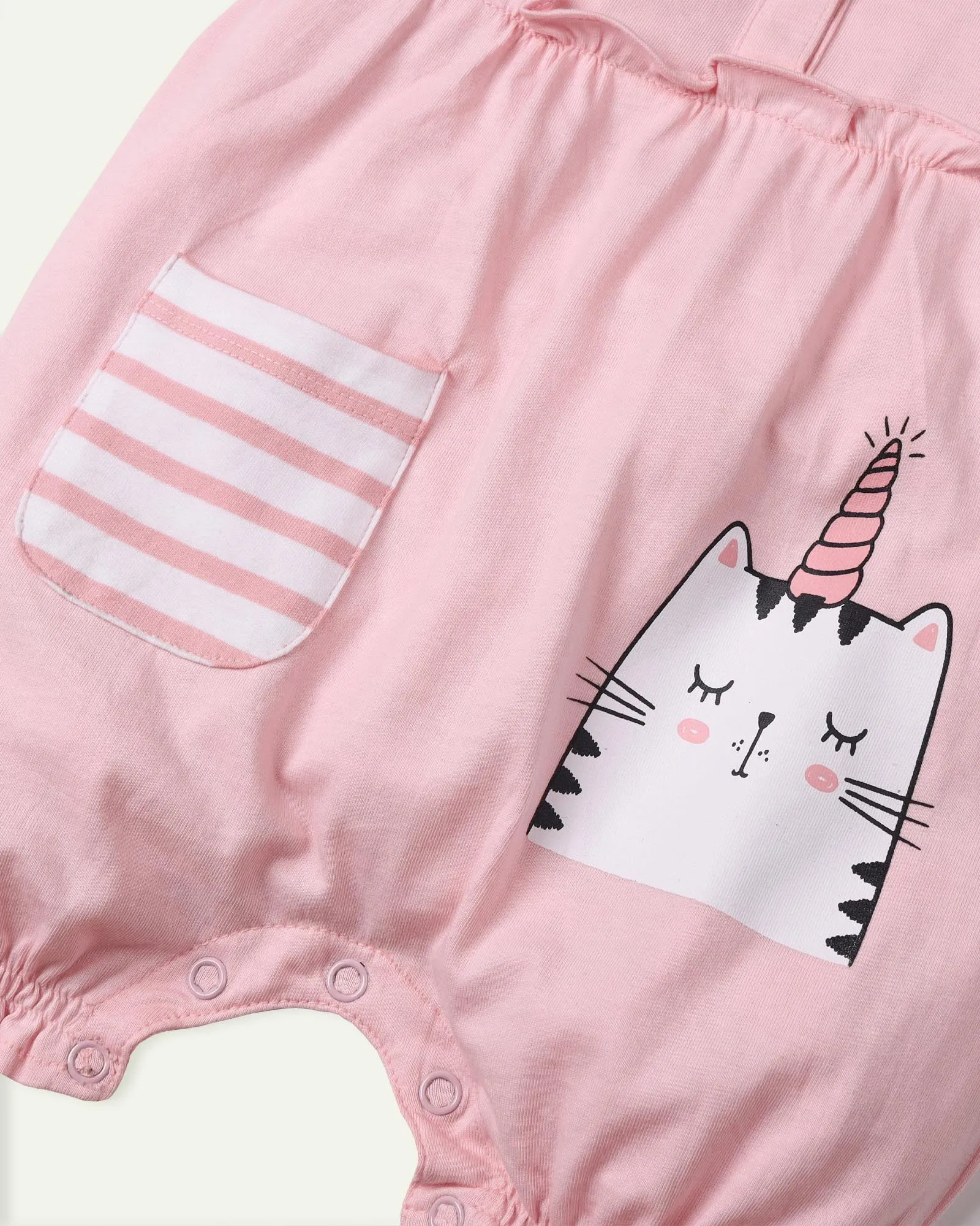 Pink Kitty Romper