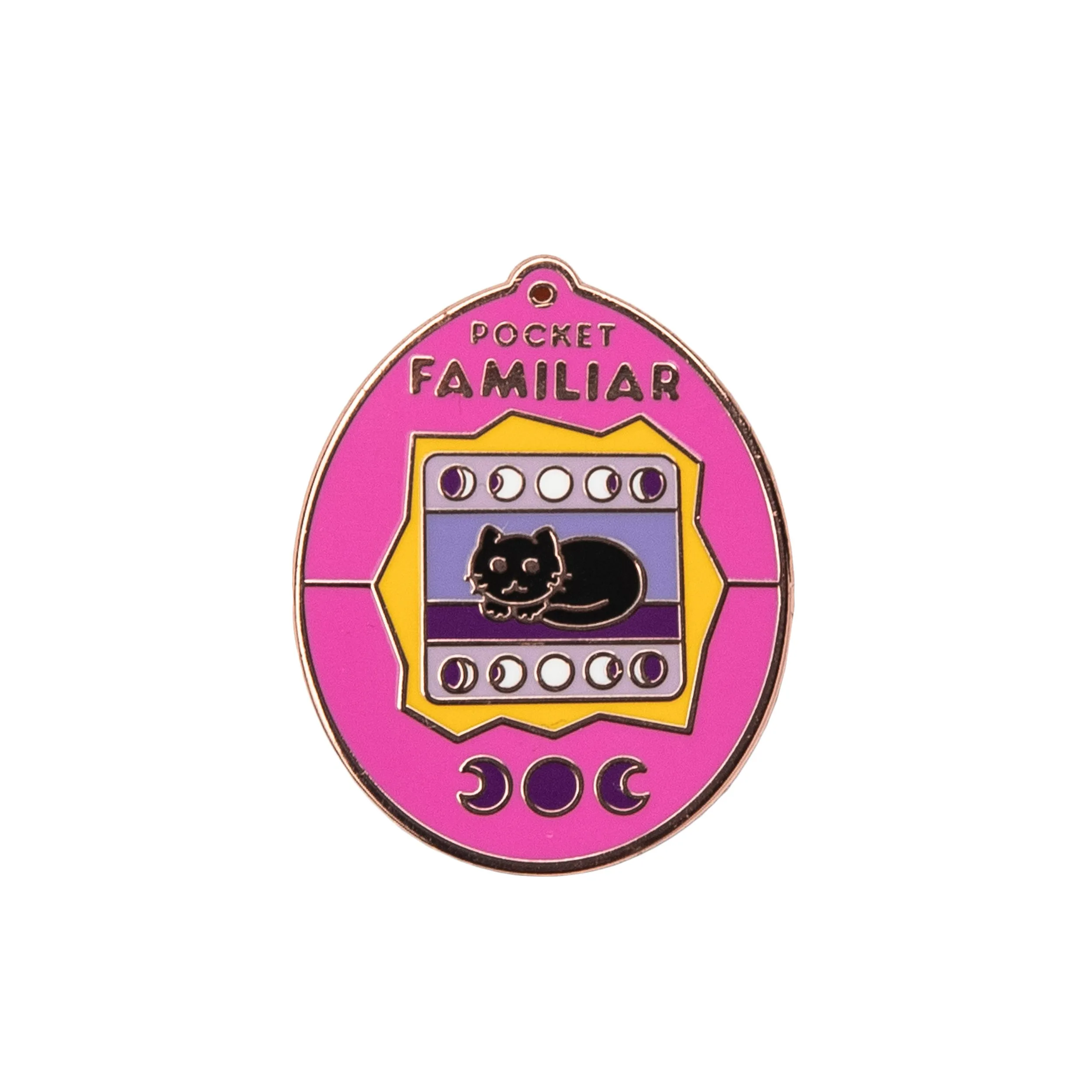 Pocket Familiar Cat Virtual Pet - Enamel Pin