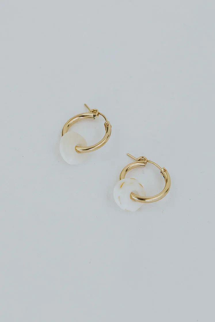 Puka Hoop Earrings