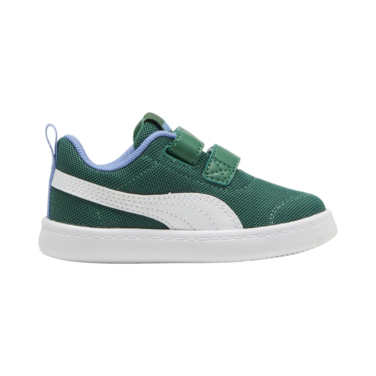 Puma sneakers with strap for children Courtflex v2 Mesh V 371759 18 screw green