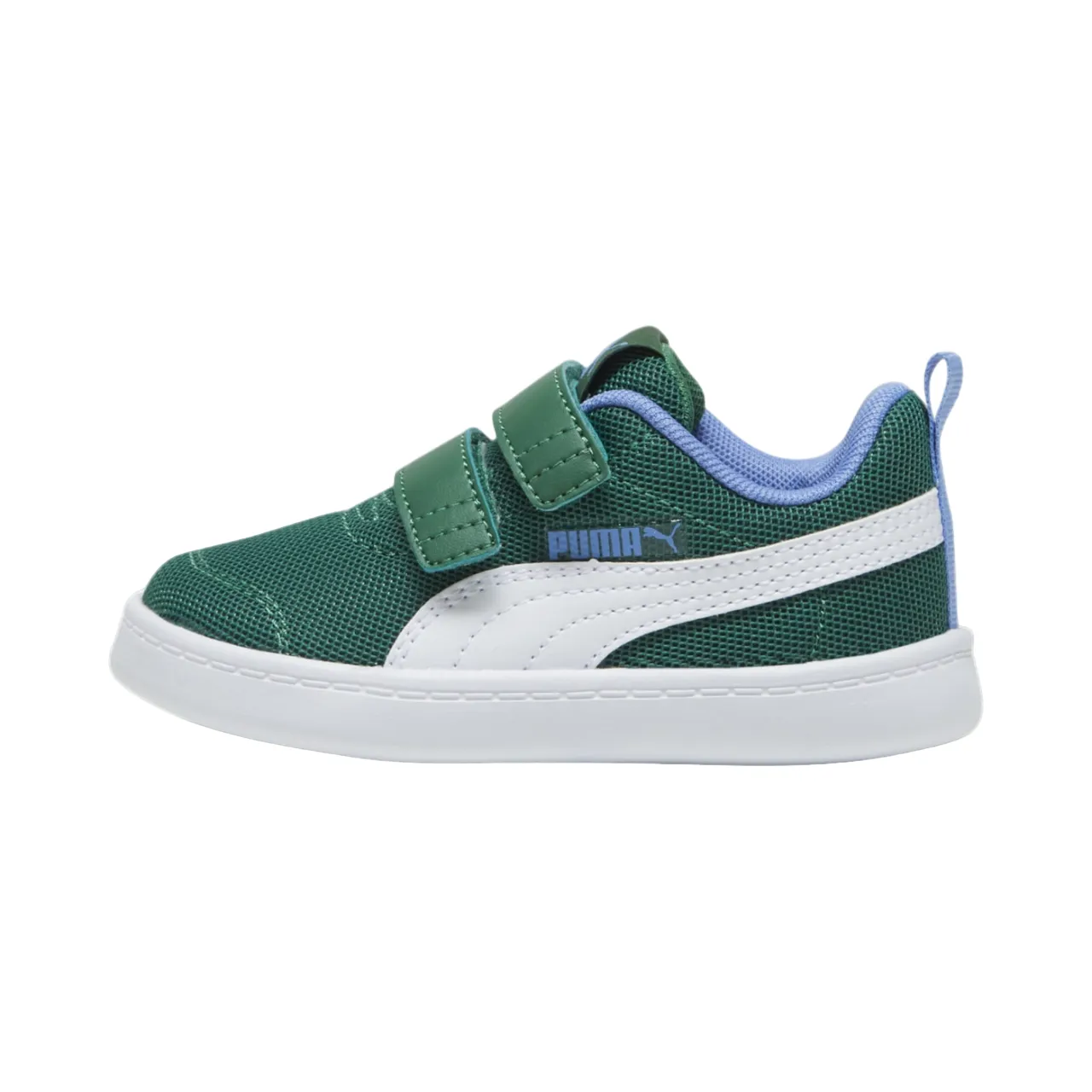 Puma sneakers with strap for children Courtflex v2 Mesh V 371759 18 screw green