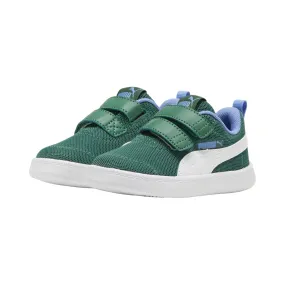 Puma sneakers with strap for children Courtflex v2 Mesh V 371759 18 screw green