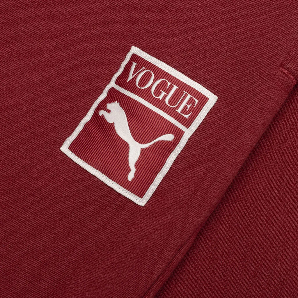 Puma X Vogue Relaxed Sweatpants Tr-Red