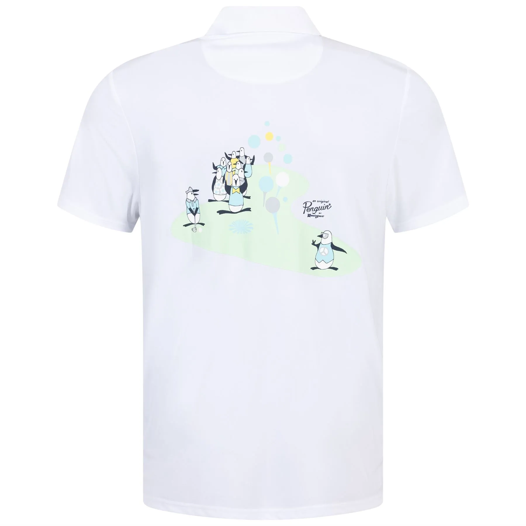 Quiet Please Graphic Oxford Polo Bright White - SS24