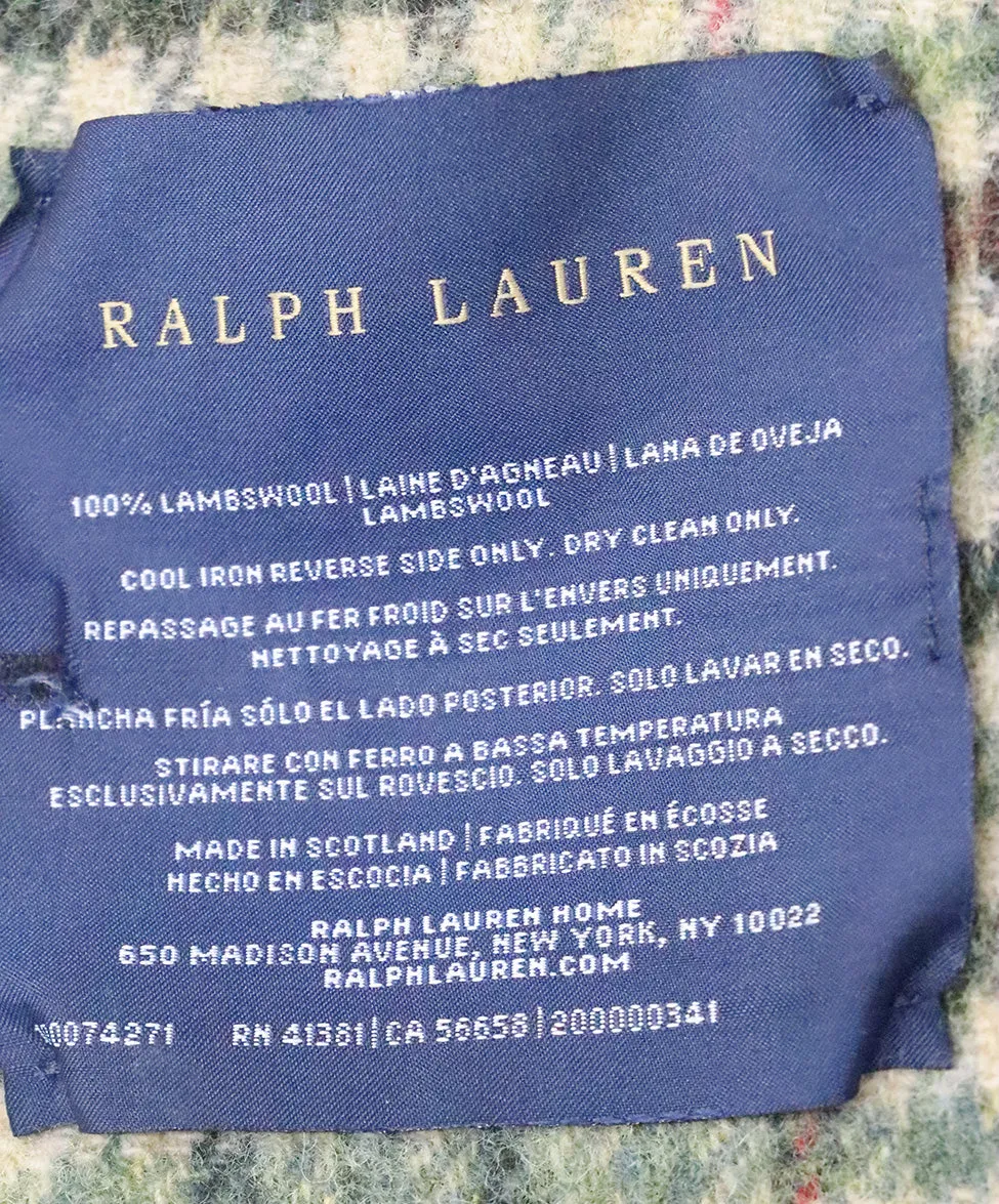 Ralph Lauren Plaid Throw Blanket