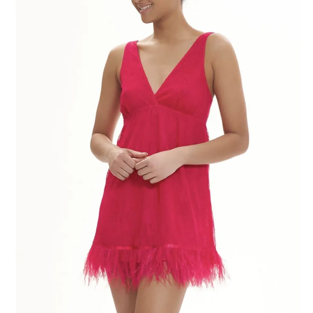 Rya Collection Jasmine Chemise 584 in Red