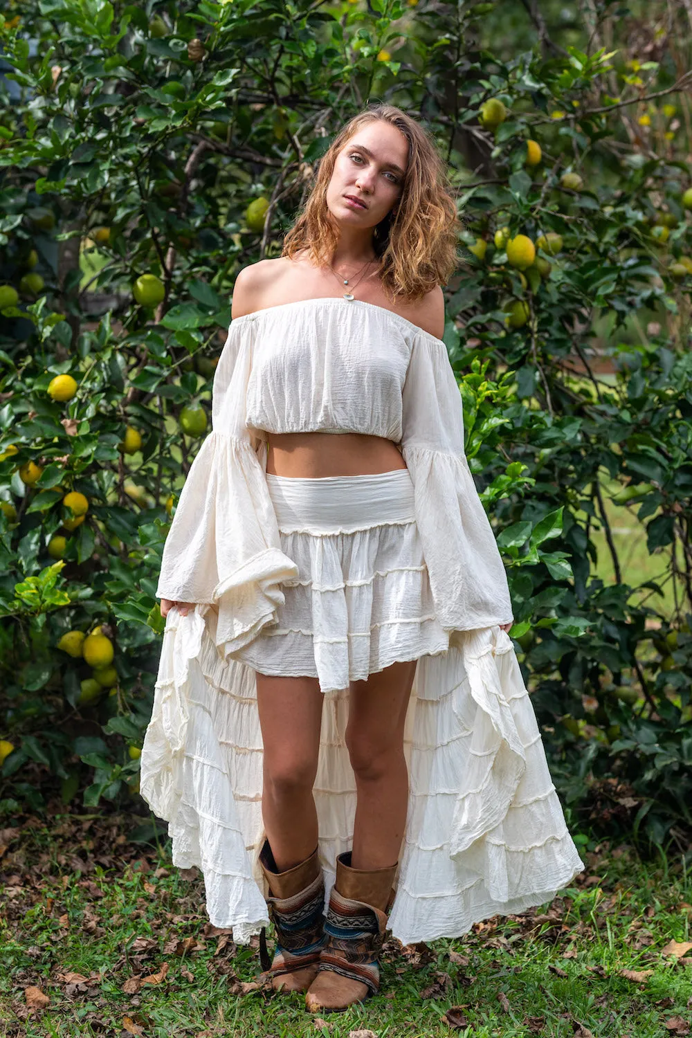 SEASHELL WATERFALL SKIRT