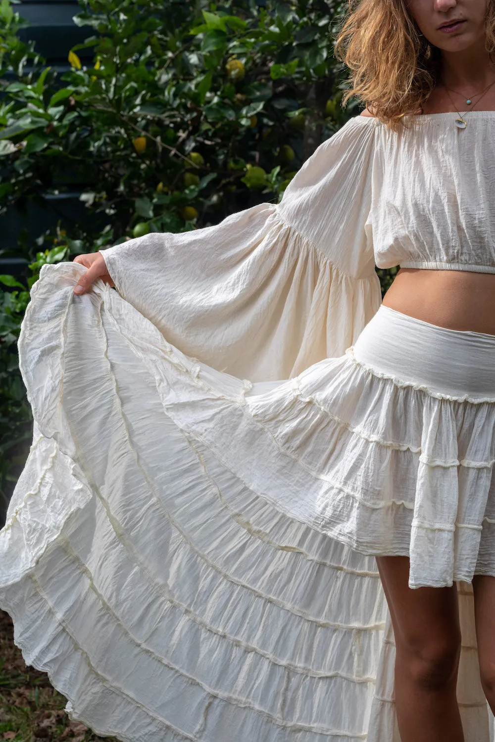 SEASHELL WATERFALL SKIRT