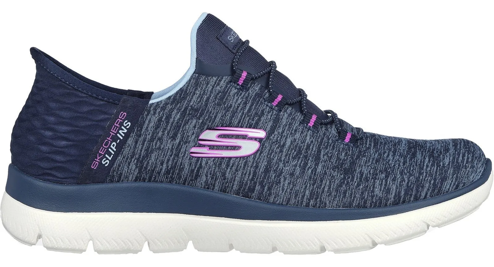 Skechers Slip-Ins 149937W Summits Dazzling Haze Womens Wide Fit Trainer