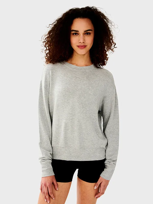 SPLITS59 HEATHER GREY SONJA FLEECE SWEATSHIRT