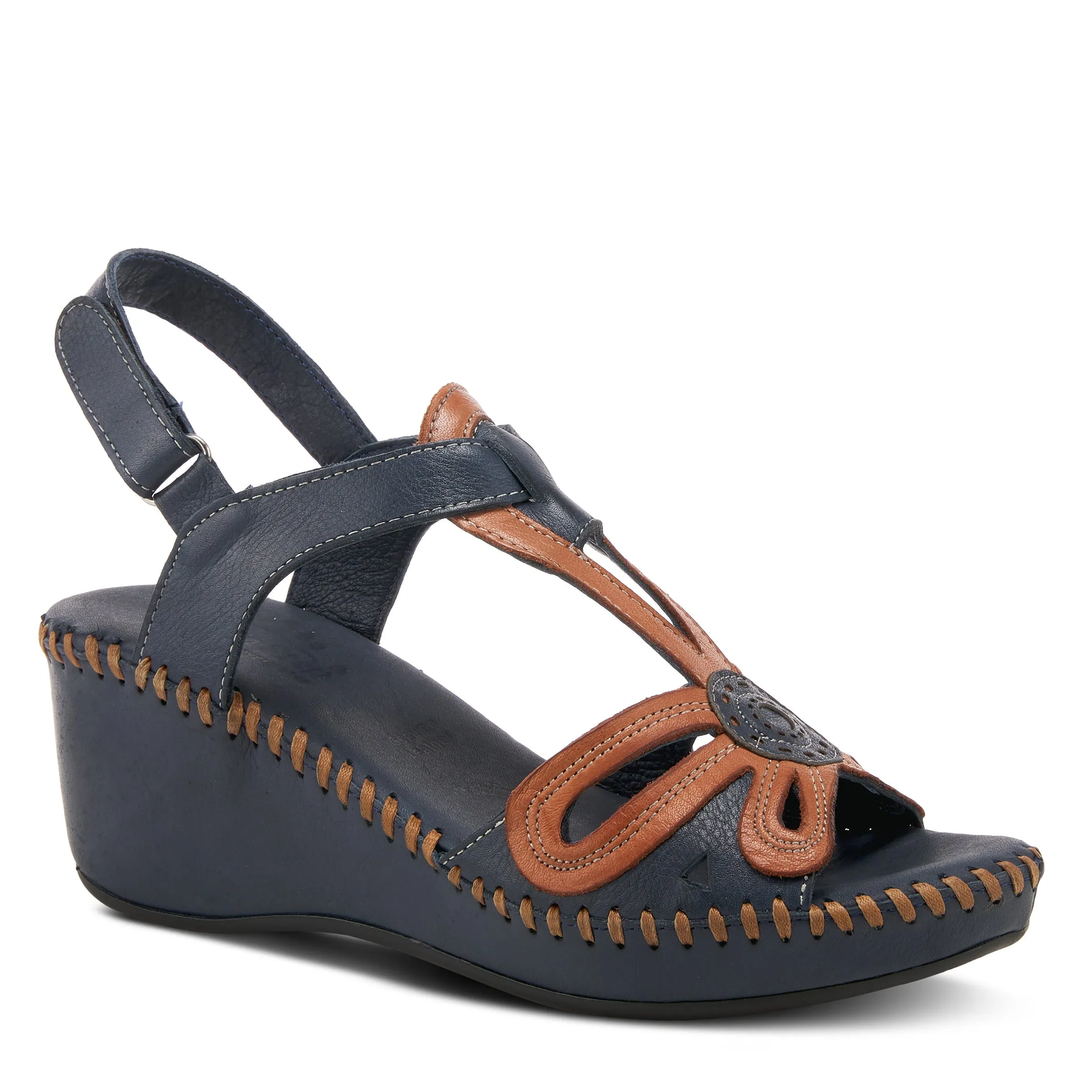 SPRING STEP AMUNA T-STRAP SANDALS