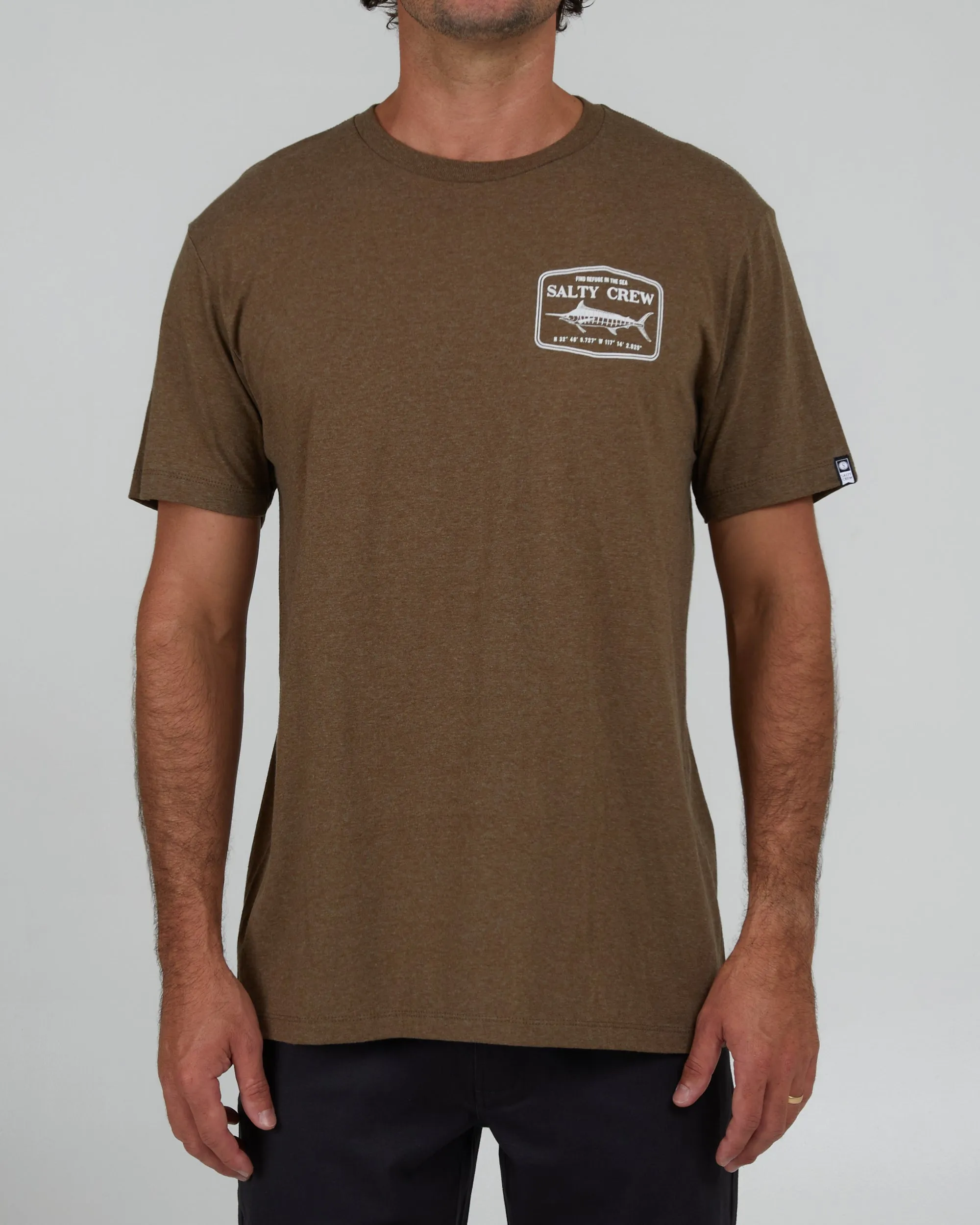 Stealth Mocha Heather S/S Classic Tee