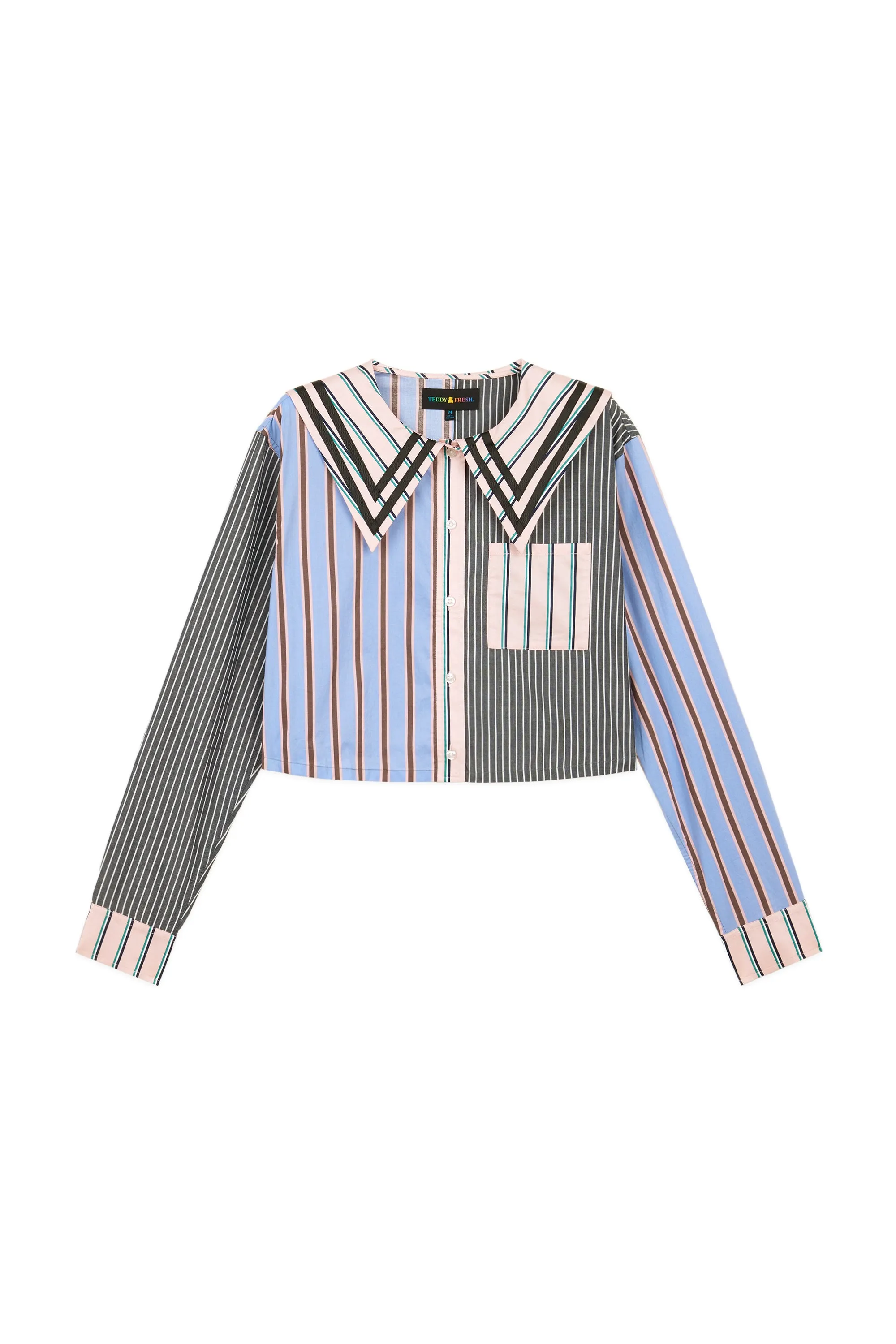 Stripe Mix Sailor Shirt