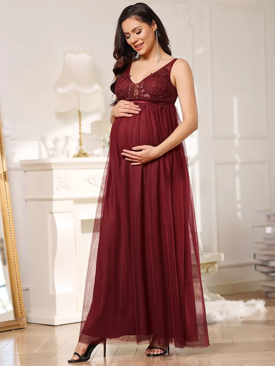 Sultry Sleeveless Long Wholesale Maxi Dress for Pregnant Women