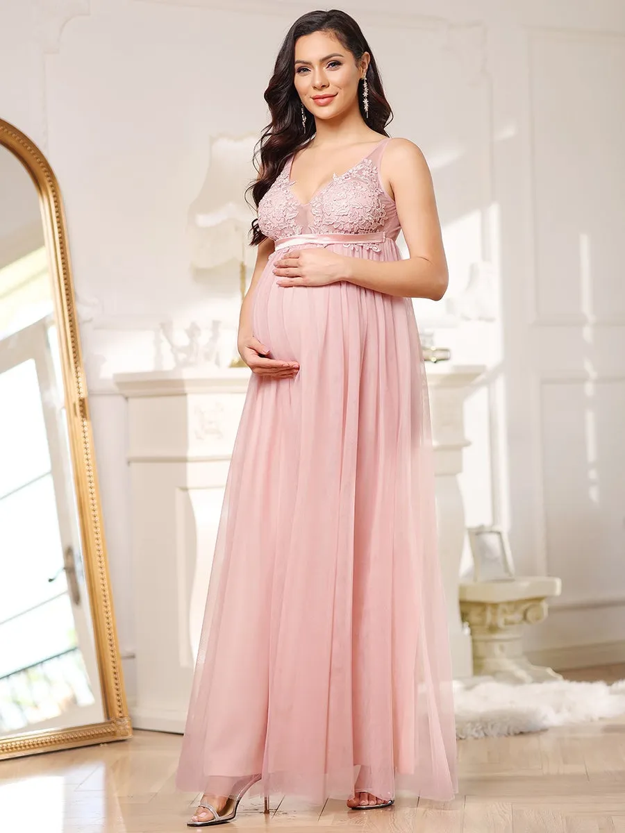 Sultry Sleeveless Long Wholesale Maxi Dress for Pregnant Women