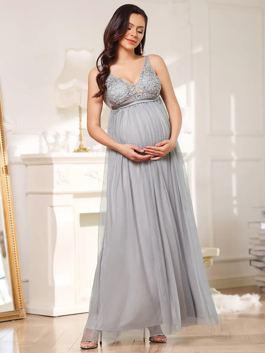 Sultry Sleeveless Long Wholesale Maxi Dress for Pregnant Women