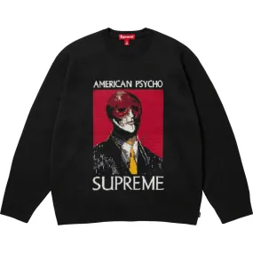 SUPREME AMERICAN PSYCHO SWEATER-BLACK