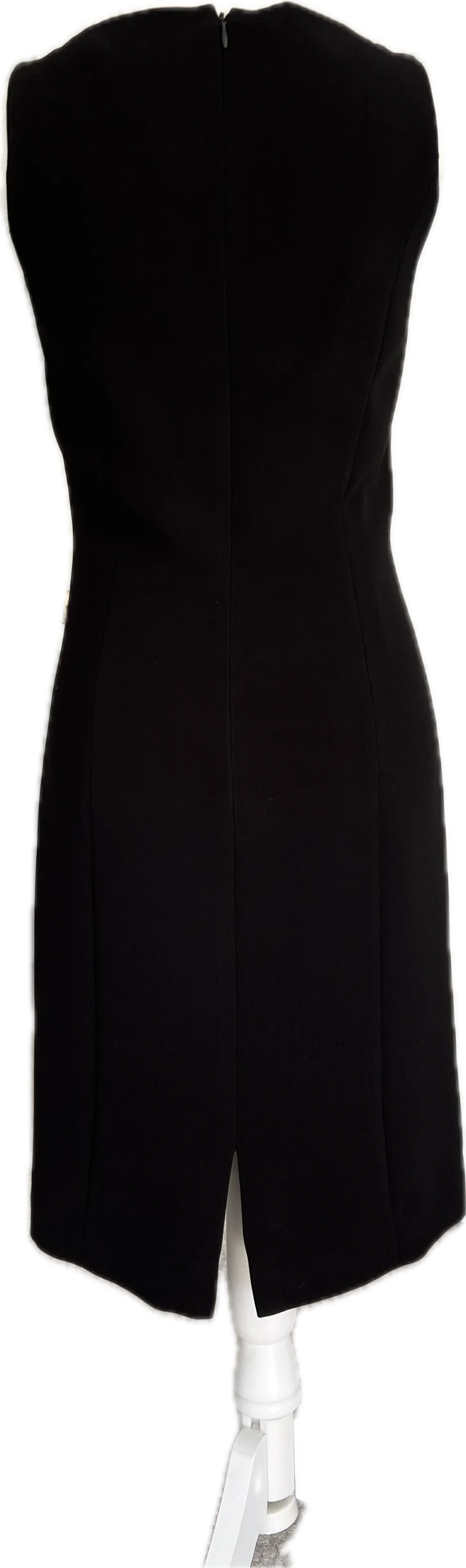 Tahari Black Sleeveless Shift Dress, 2