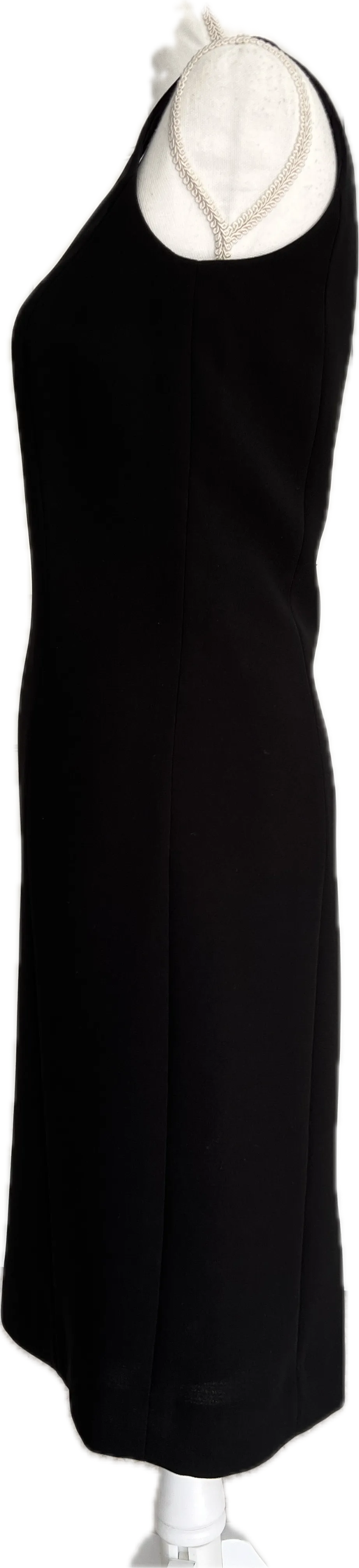 Tahari Black Sleeveless Shift Dress, 2