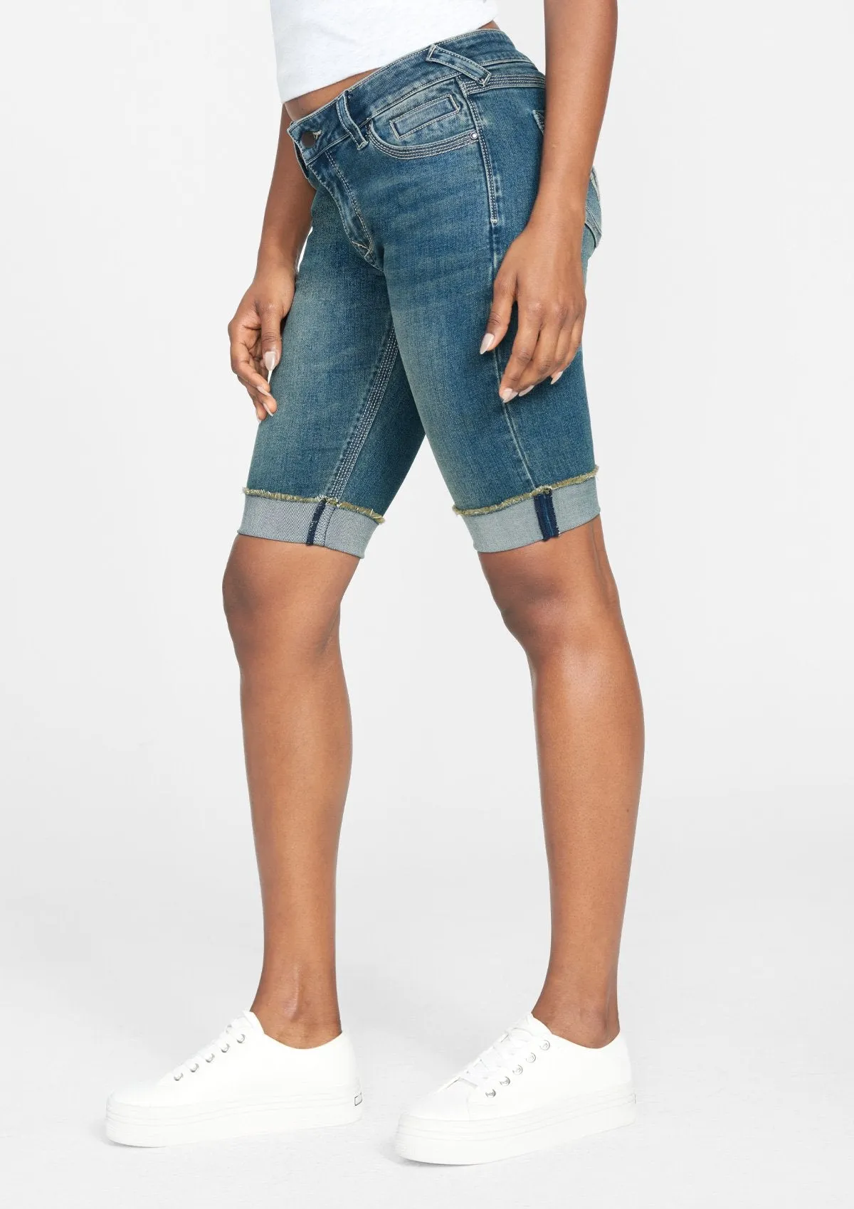 Tall Alanna Low Rise Jean Shorts