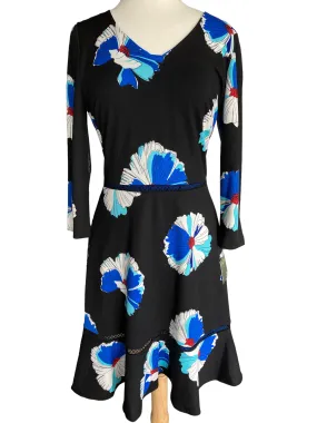 Taylor Black/Floral Dress, 10