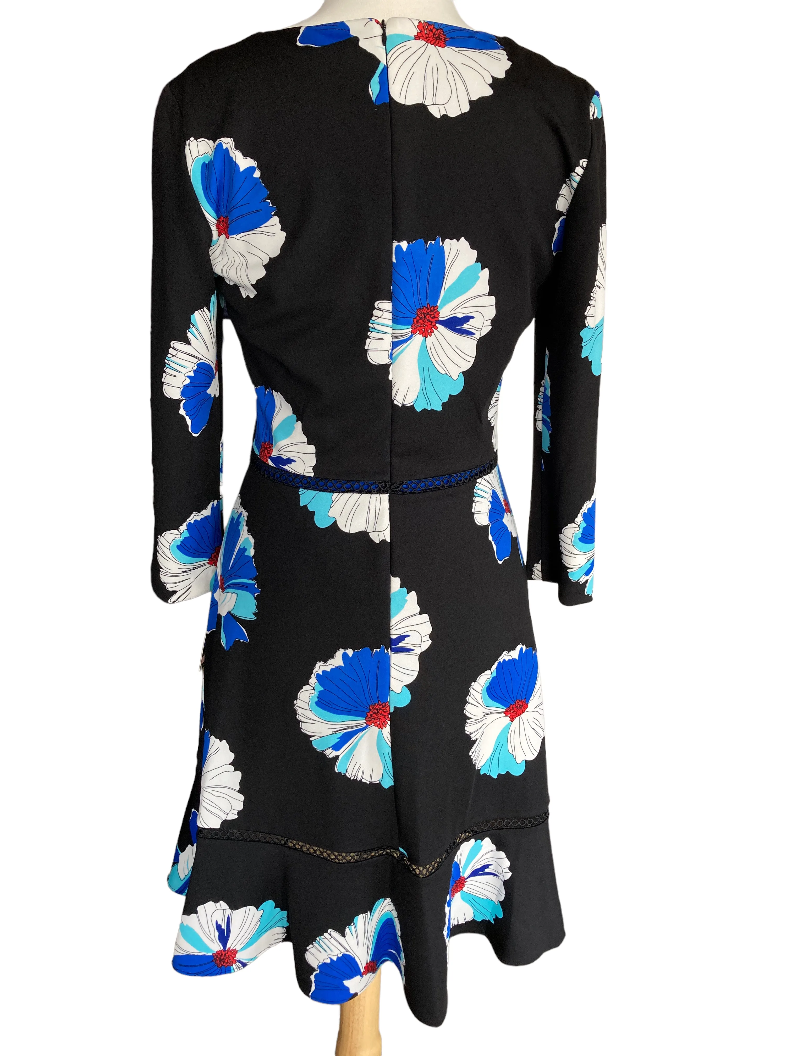 Taylor Black/Floral Dress, 10