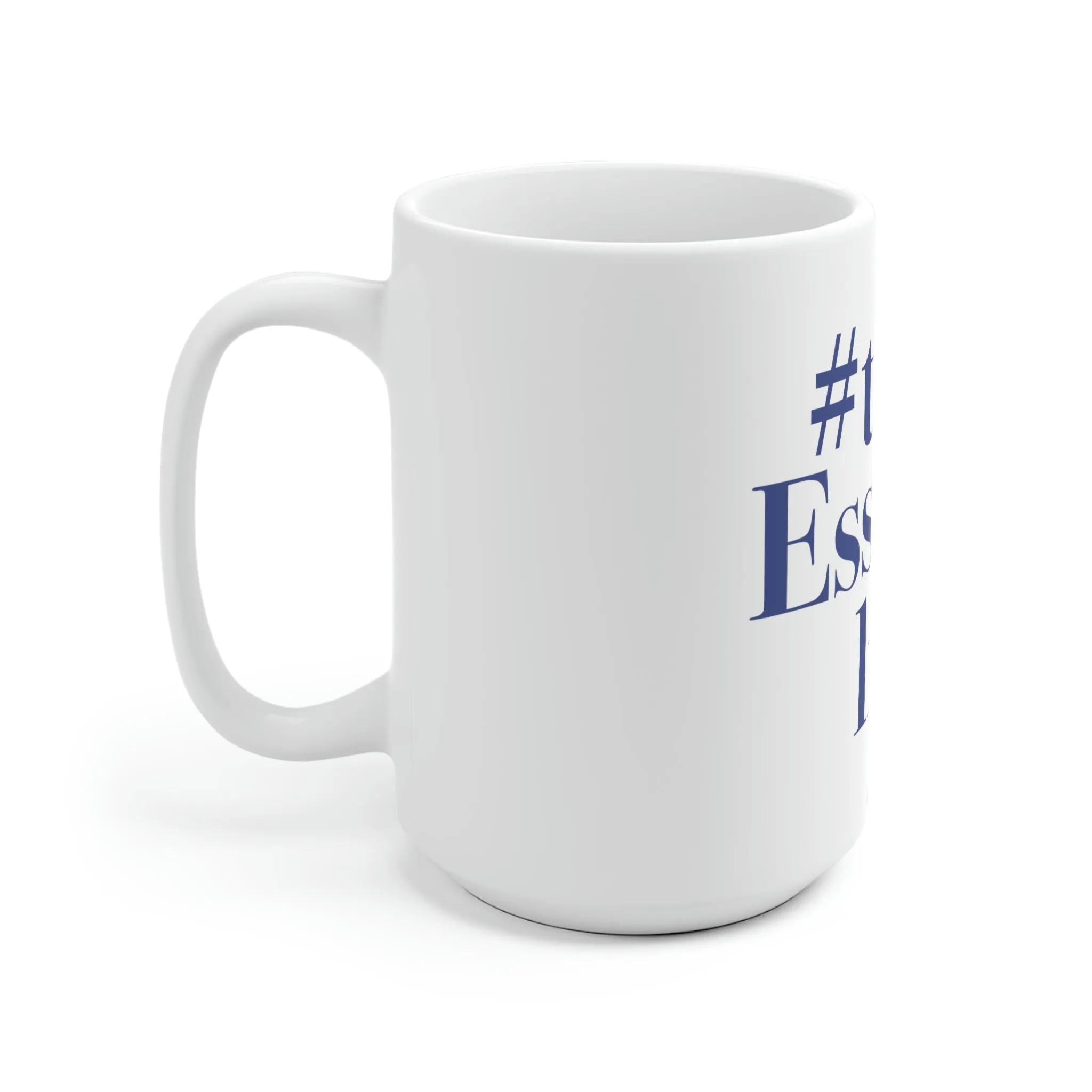 #theessexlife White Ceramic Mug