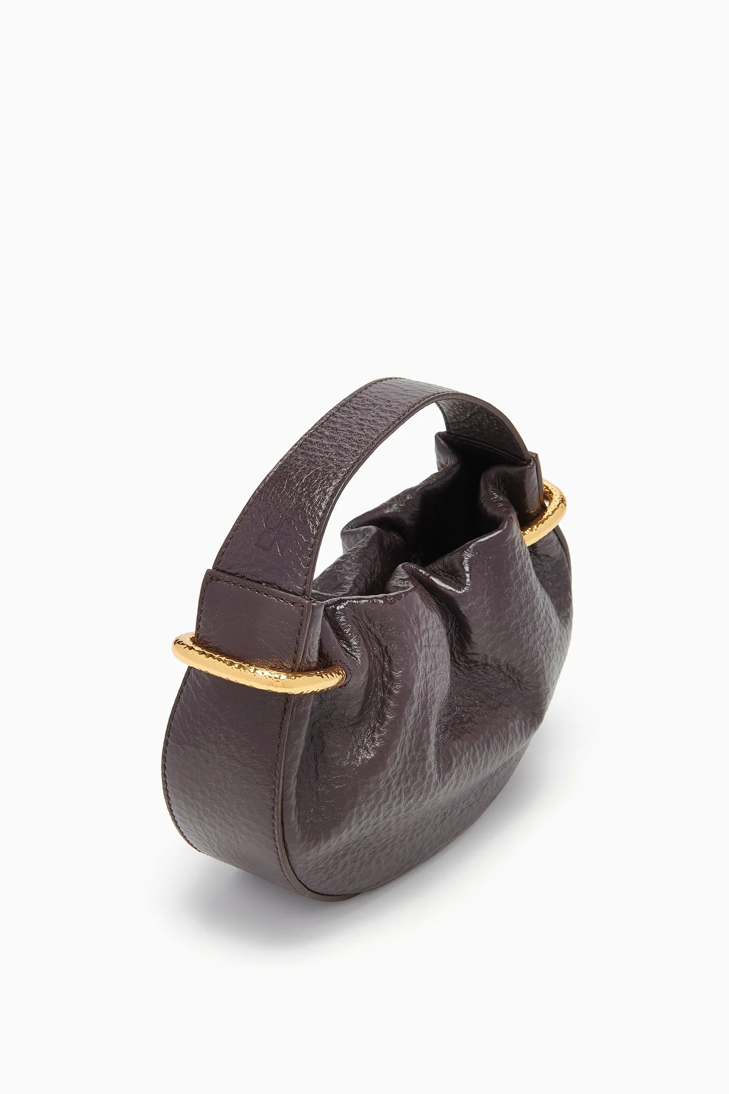 Tilda Ruched Mini Bag - Chocolate