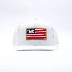 TMC Flag Patch Limited Edition Snapback - White