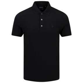 Tonal Eagle Polo Jet Black - SS24