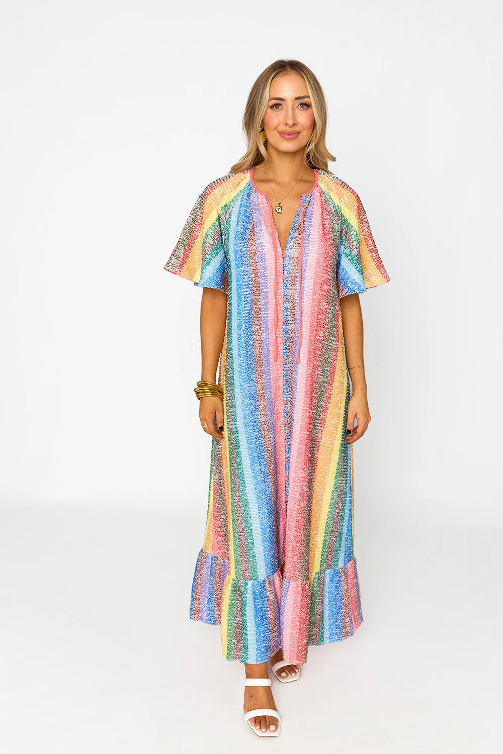 Tullah Caftan Maxi Dress - Enchanting