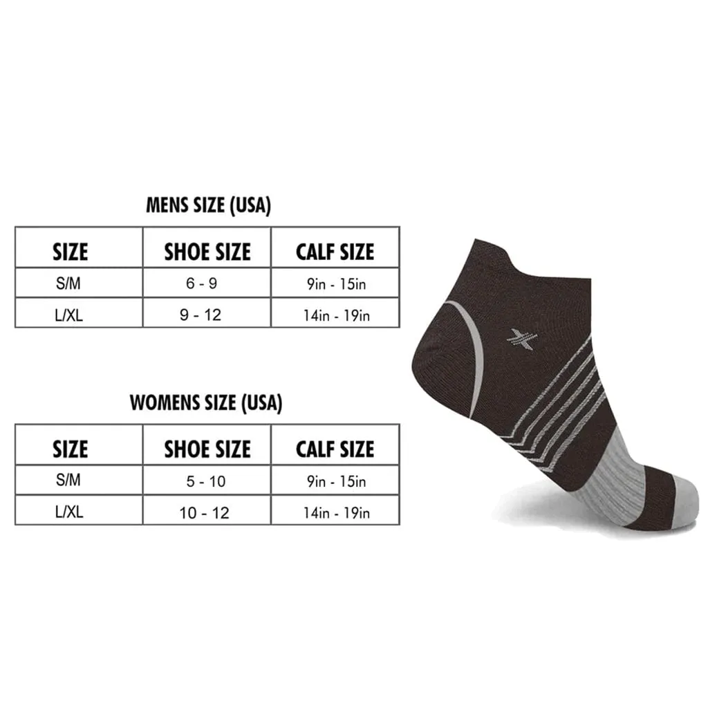 Ultra V-striped Compression Socks - Low-cut (6-Pairs)