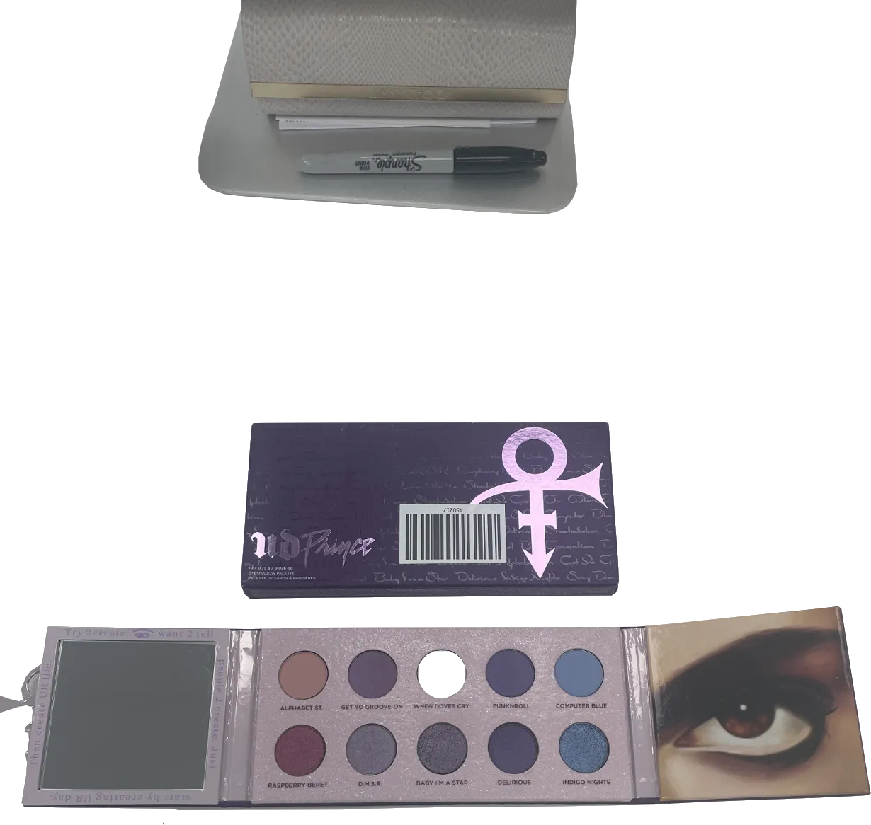 Urban Decay X Prince Let's Go Crazy Eyeshadow Palette BNIB 10 x 0.75g