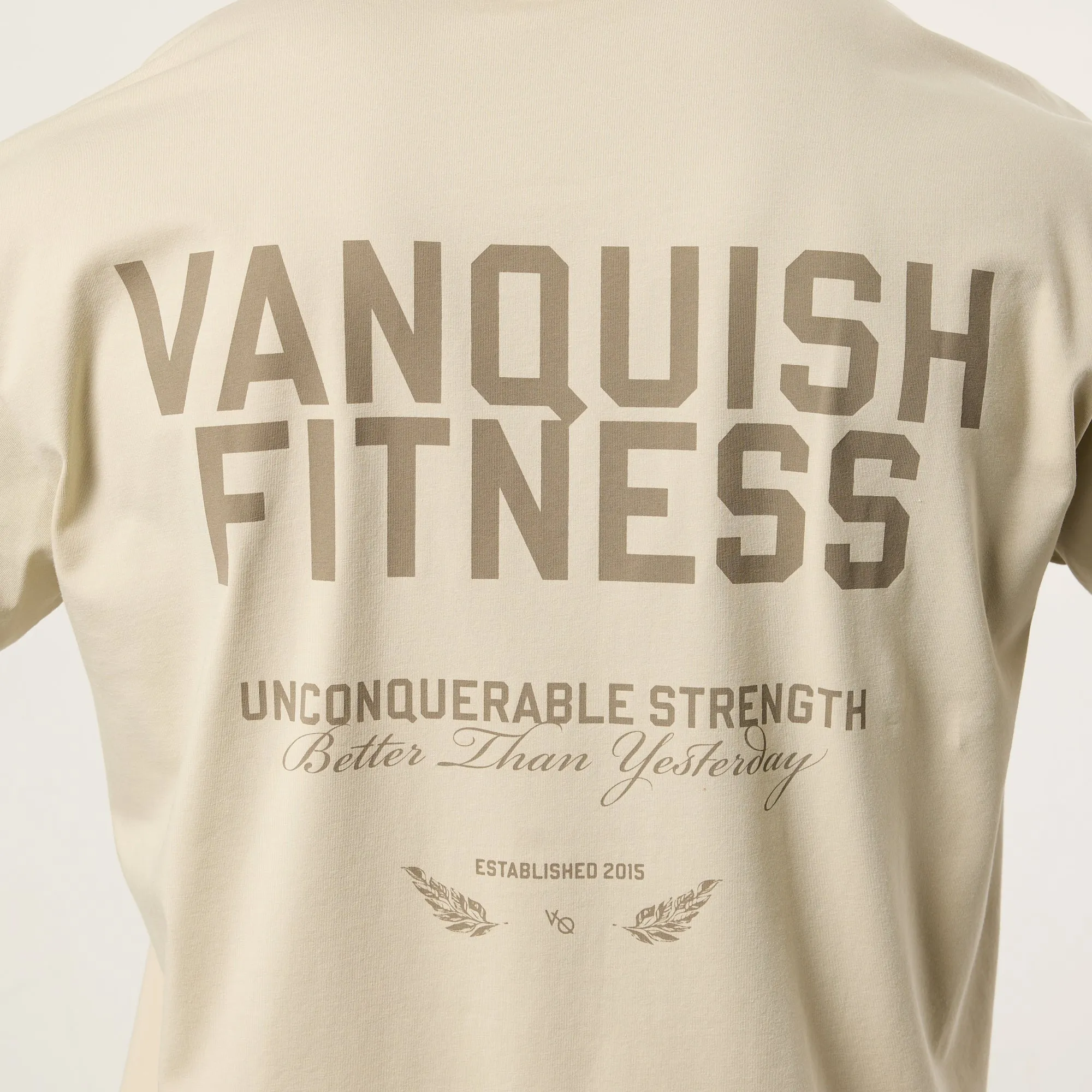 Vanquish TSP Unconquerable Strength Vintage White Oversized T Shirt