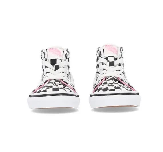 Vans high-top sneakers for children Sk8-Hi Zip Candy Hearts VN000XG5ABY1 black-white