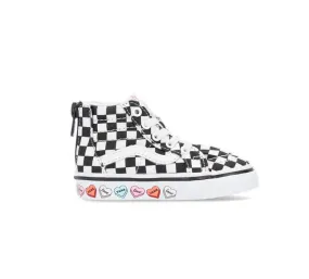 Vans high-top sneakers for children Sk8-Hi Zip Candy Hearts VN000XG5ABY1 black-white