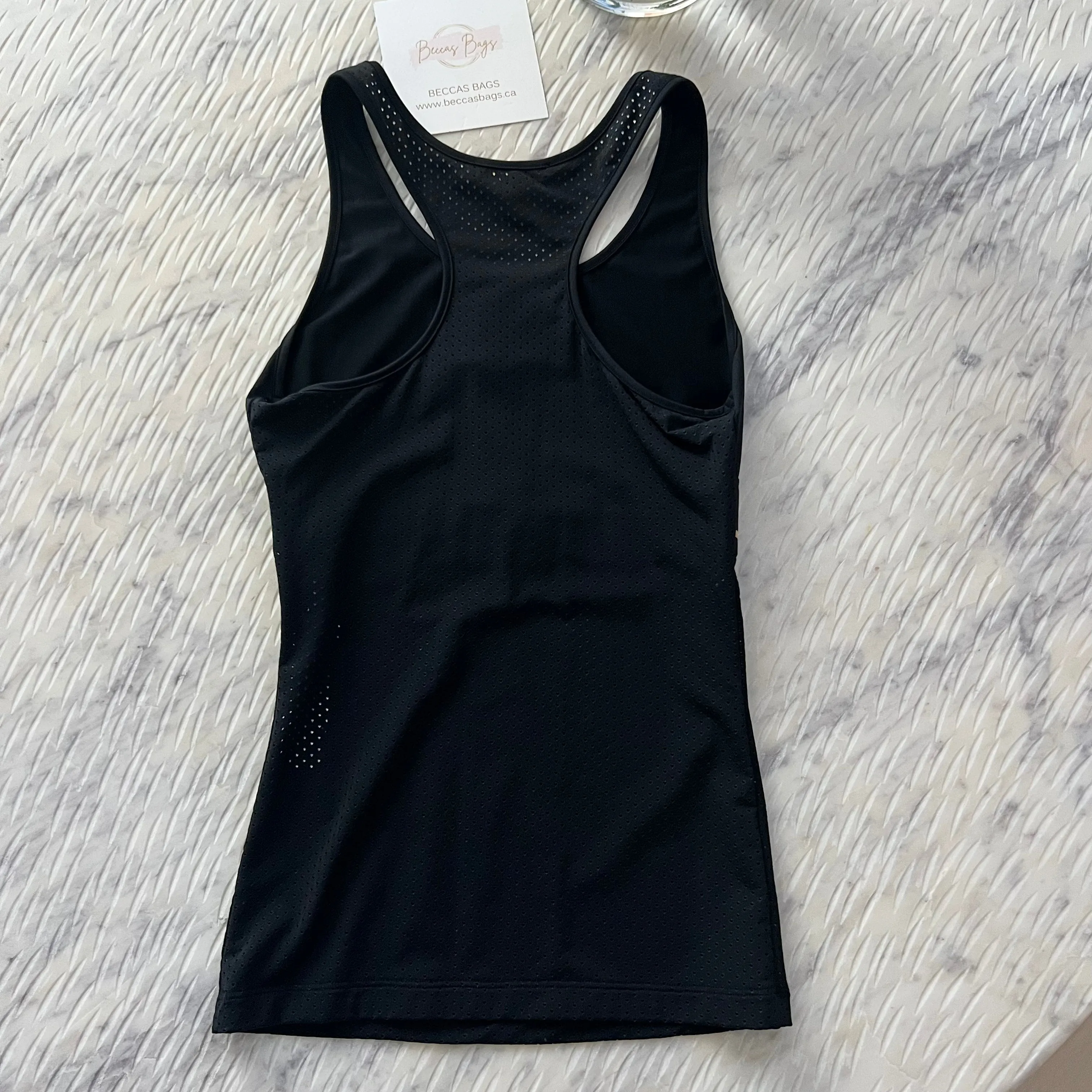 Versace Logo Mesh Tank