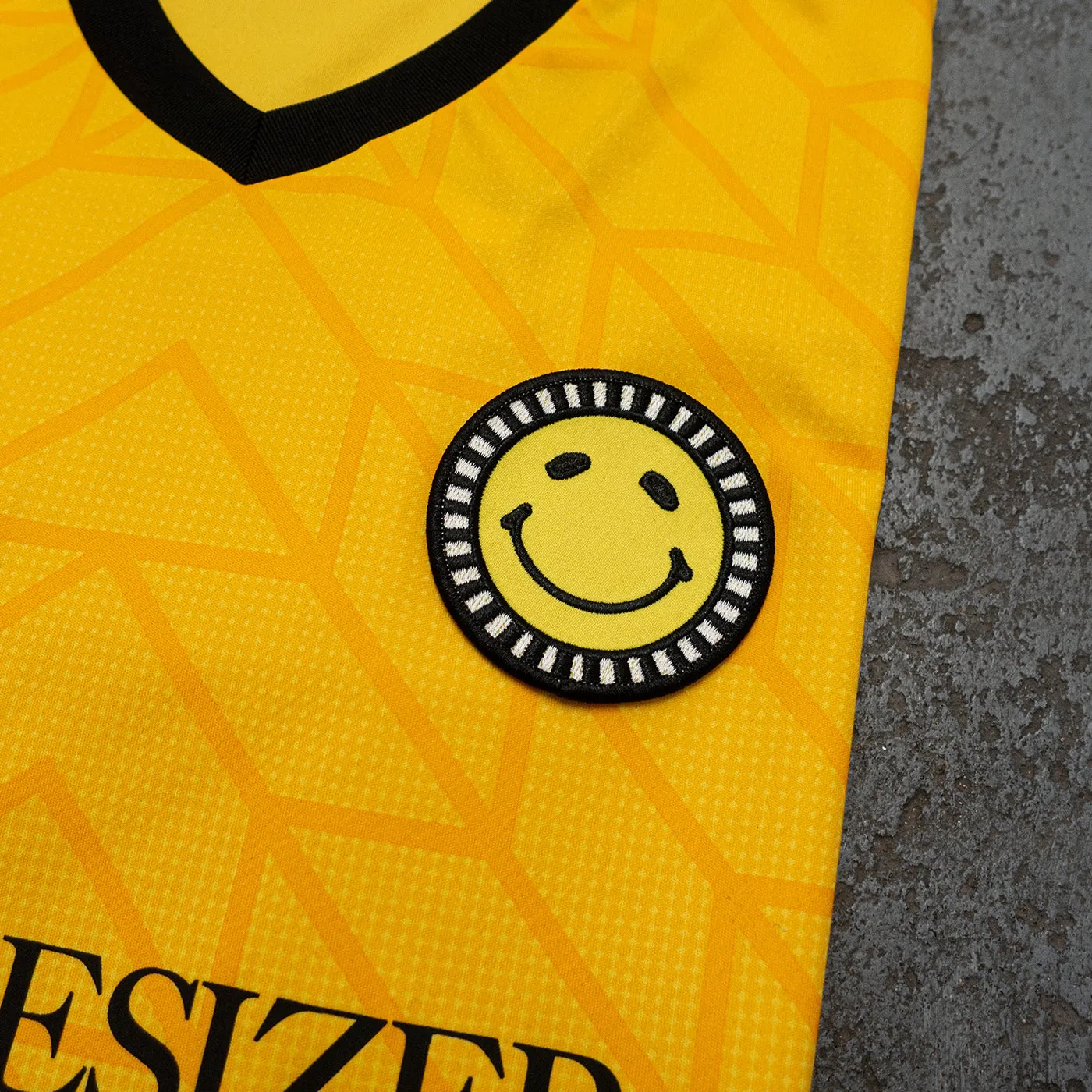 Wasted Heroes FC Icon 23 - Jersey - Yellow Geo Smiley