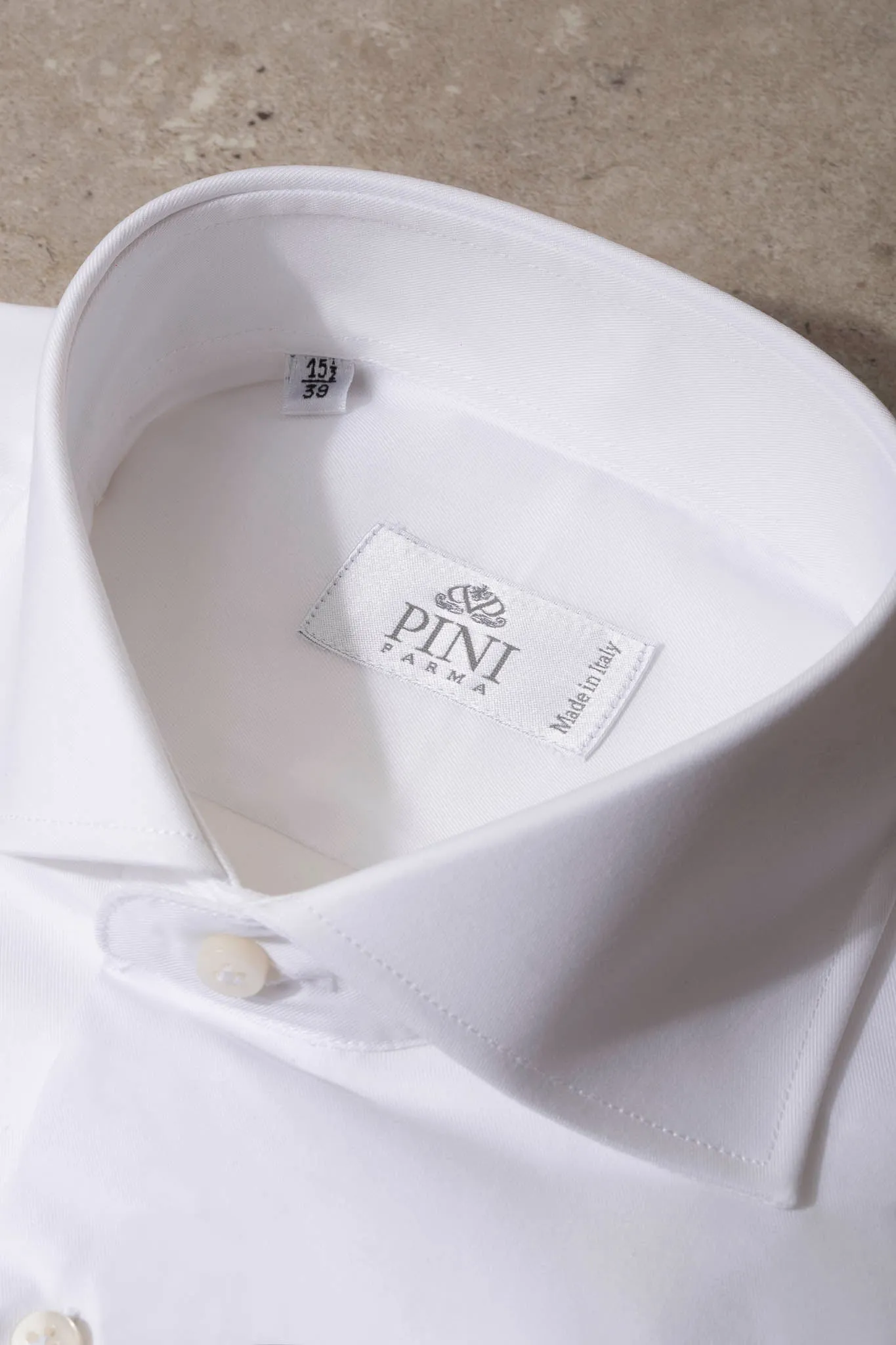 White Shirt with double cuff - Made In Italy