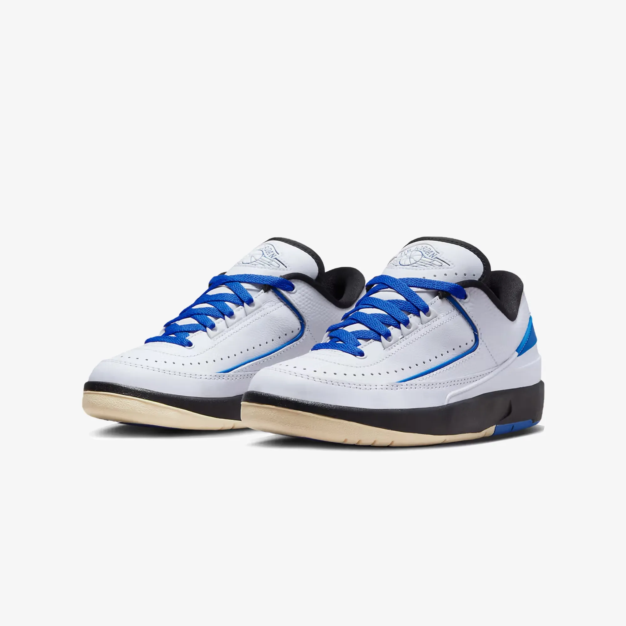 WMN'S AIR JORDAN 2 RETRO LOW 'WHITE/VARSITY ROYAL-BLACK-MUSLIN'