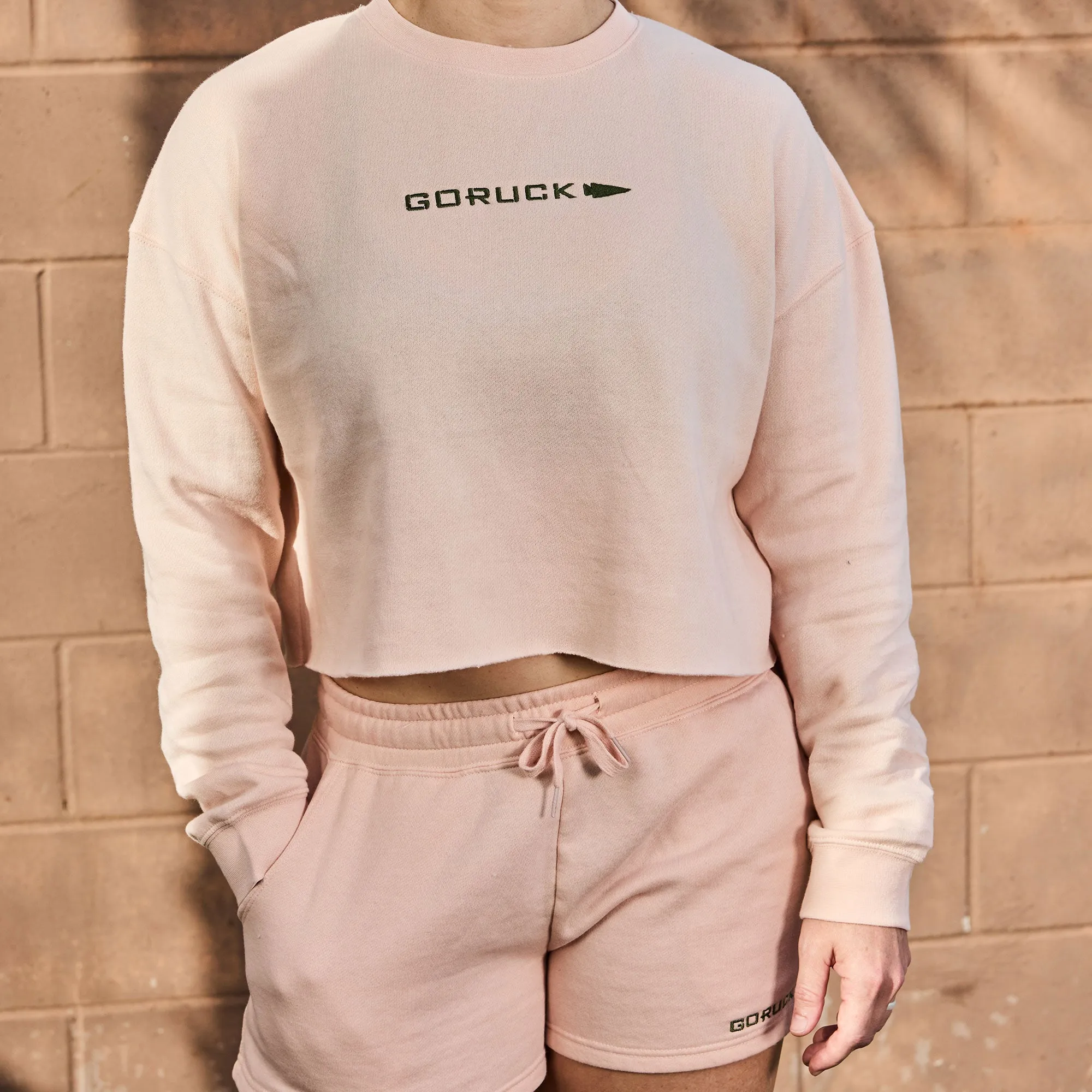 Women's Cropped Sweatshirt - Fleece