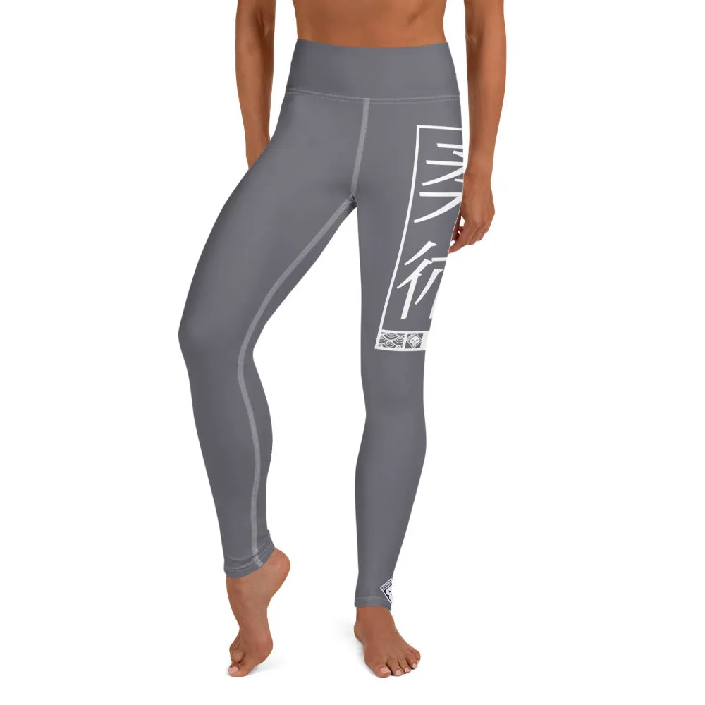 Women's Yoga Pants Workout Leggings For Jiu Jitsu 019 - Charcoal