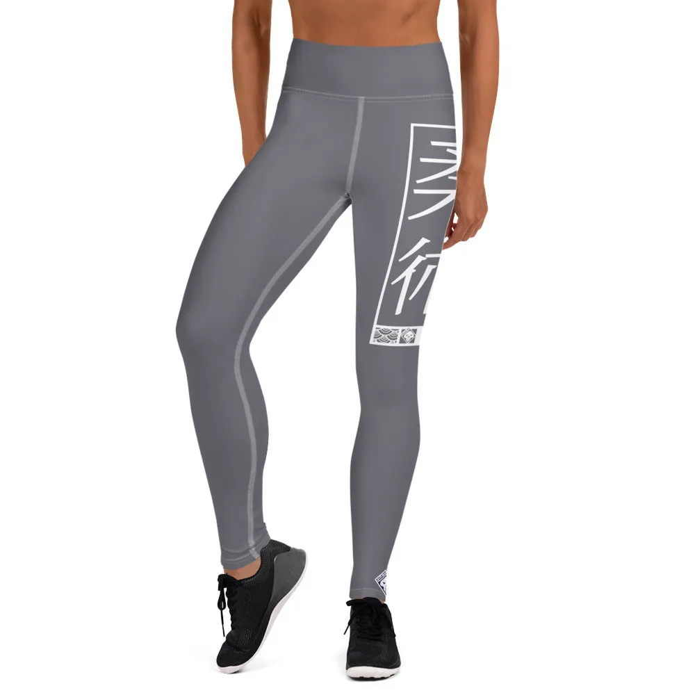 Women's Yoga Pants Workout Leggings For Jiu Jitsu 019 - Charcoal