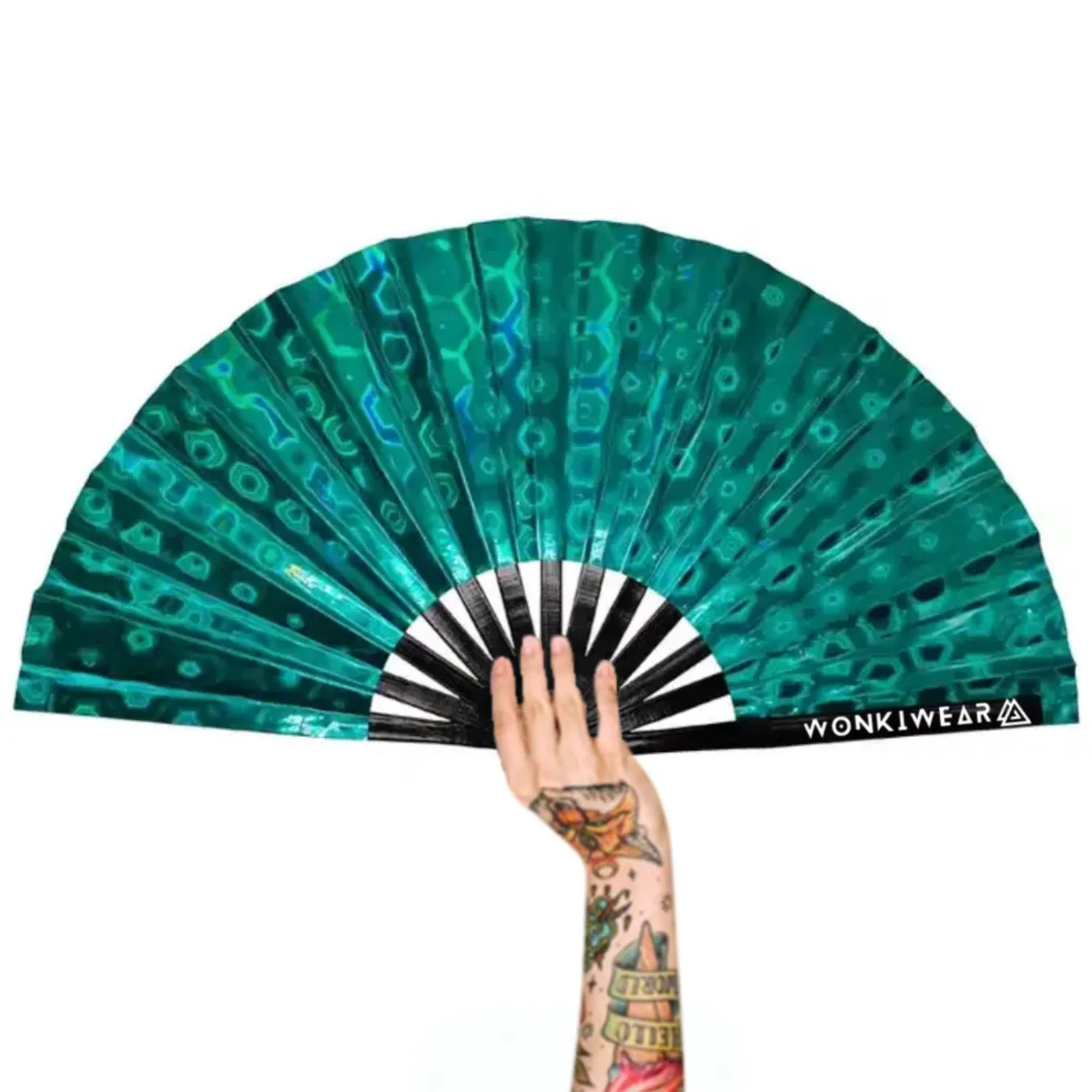 XL Festival Fan - Holographic, Green