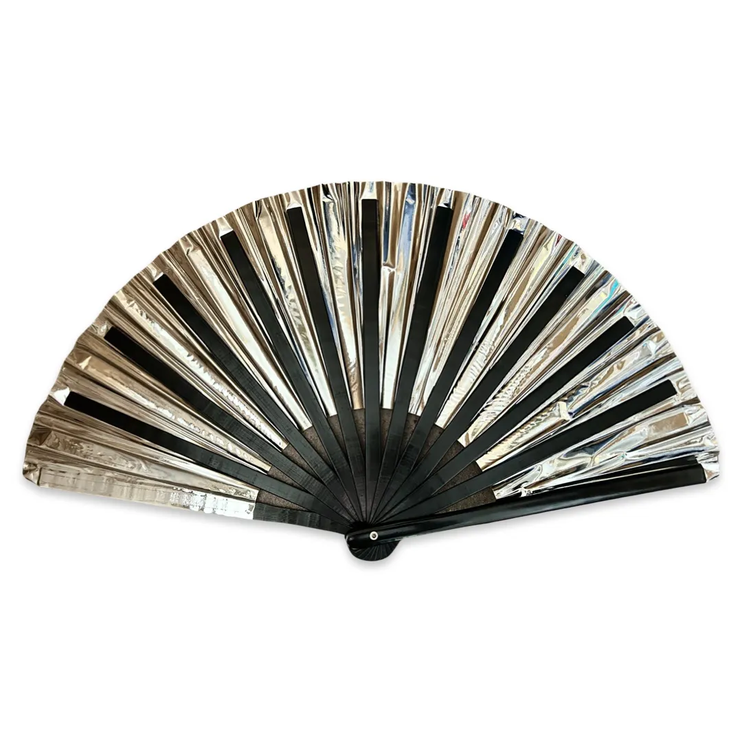 XL Festival Fan - Holographic, Silver