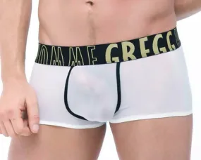 XS Gregg Homme Boxer Commando Translucent Fabric White 87505 136