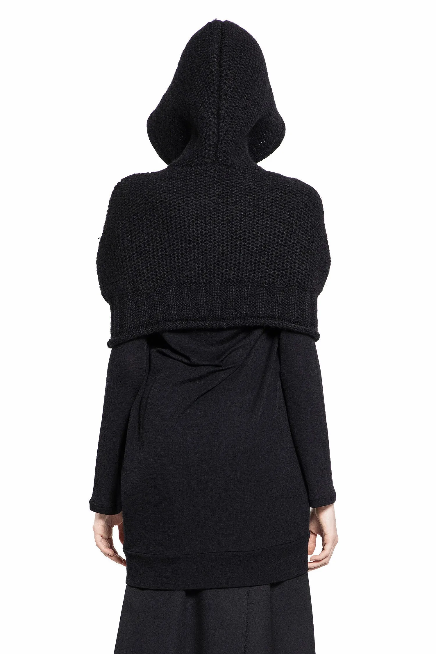 YOHJI YAMAMOTO WOMAN BLACK KNITWEAR