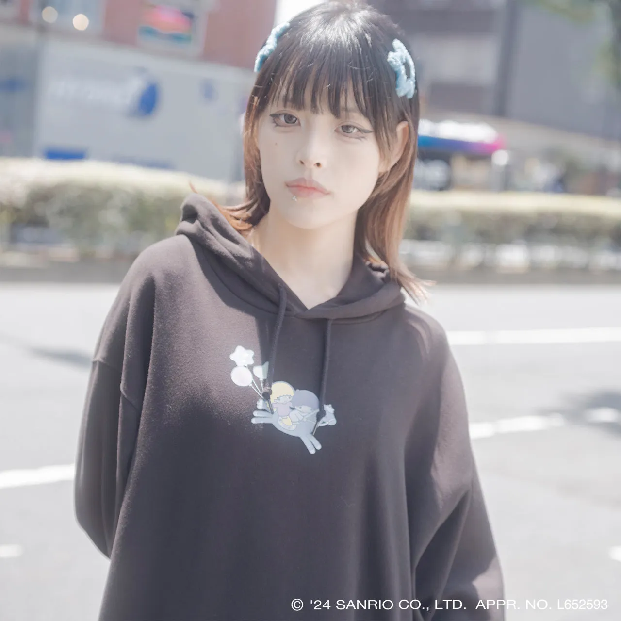 【受注予約】4XL Hoodie / Black / Little Twin Stars x MIKIOSAKABE / MSLTT01