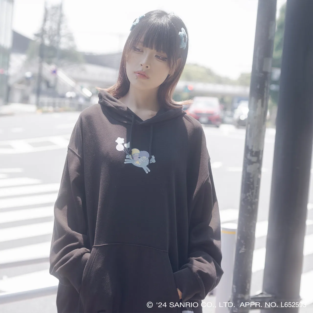 【受注予約】4XL Hoodie / Black / Little Twin Stars x MIKIOSAKABE / MSLTT01